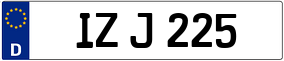 Truck License Plate
